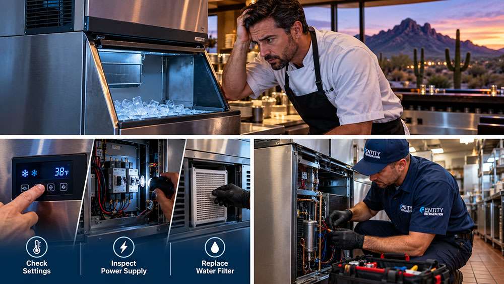 Commercial ice machine not making enough ice in Cave Creek AZ